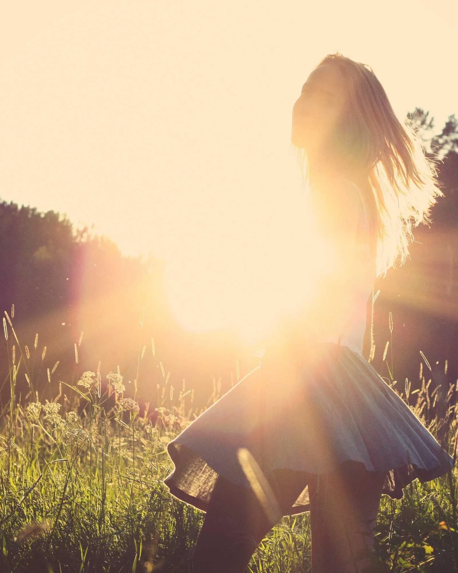 Quiet moment, courtyard light