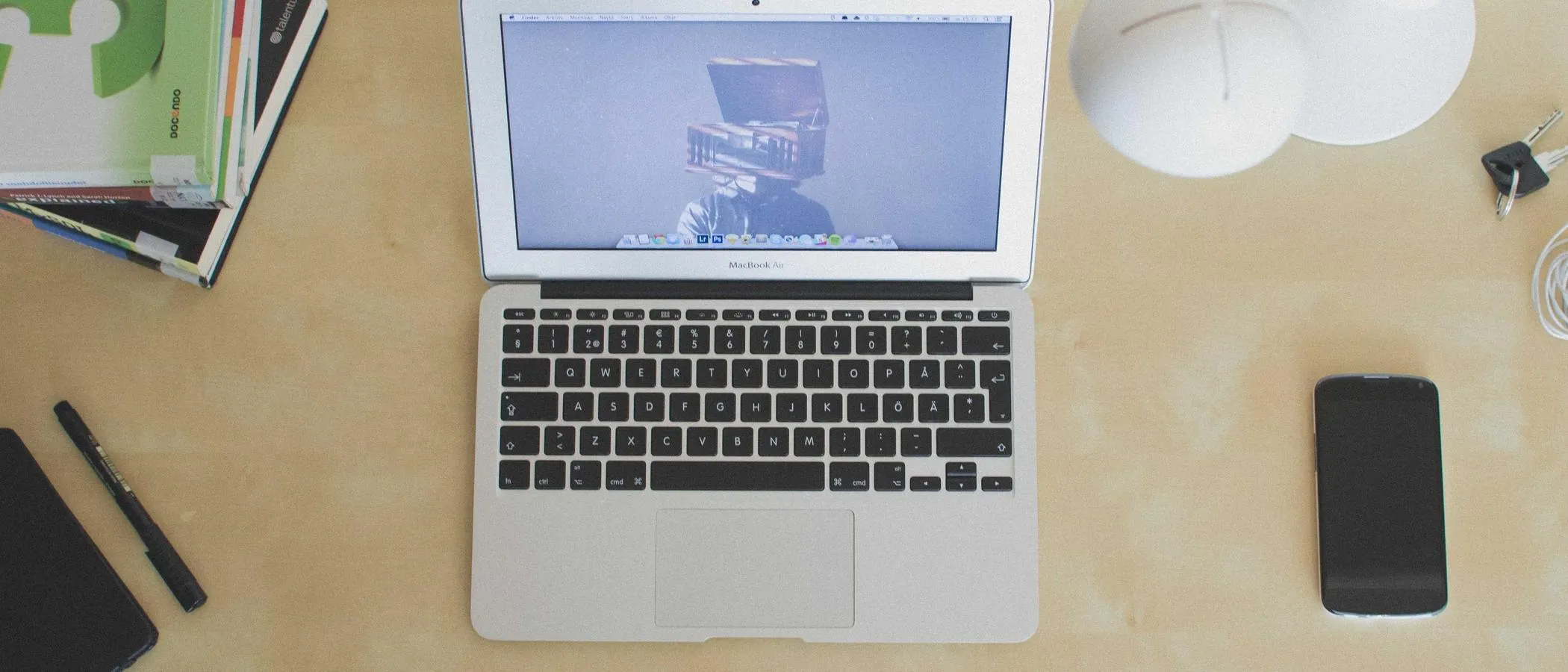 Editorial spread — full bleed